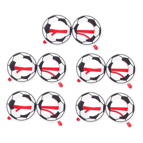 INOOMP 5 Stück Fußballbrillenrahmen Brillenzubehör Brillen für das Festival Sportbrillen Kostümbrille Partybrille im Fußballstil Gläser für die Party Filzstoff INOOMP 5 Stück Fußballbrillenrahmen Brillenzubehör Brillen für das Festival Sportbrillen Kostümbrille Partybrille im Fußballstil Gläser für die Party Filzstoff von INOOMP