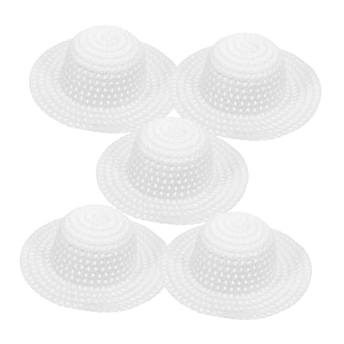 INOOMP 5 Stück Teiliges DIY Strohhut aus Sicherem Strohmaterial Weiß zum Bemalen und Basteln Kreative Bastelmaterialien für Mädchen und Jungen Unvollendete Sonnenhüte für Schule Party INOOMP 5 Stück Teiliges DIY Strohhut aus Sicherem Strohmaterial Weiß zum Bemalen und Basteln Kreative Bastelmaterialien für Mädchen und Jungen Unvollendete Sonnenhüte für Schule Party von INOOMP