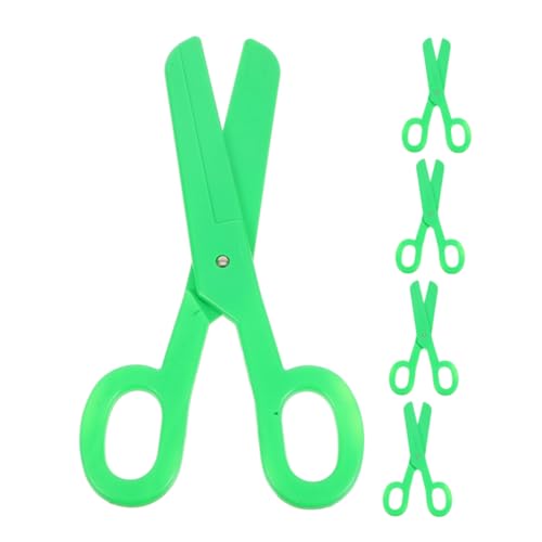 INOOMP 5 Stück Teiliges Große Plastik Clownsscheren Leichte Theater Requisiten Langlebige Kostüm Accessoires für Karneval Zirkus und Bühnenauftritte von INOOMP