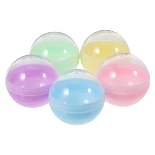 INOOMP 50 Stück Gacha Muschelspielzeug Bonbonkugeln zum Befüllen verdrehte Gewinnspielkugeln geformt bunt Kind plastikball kunststoffball Runde Automatenkapseln befüllbare Plastikbälle pp INOOMP 50 Stück Gacha Muschelspielzeug Bonbonkugeln zum Befüllen verdrehte Gewinnspielkugeln geformt bunt Kind plastikball kunststoffball Runde Automatenkapseln befüllbare Plastikbälle pp von INOOMP
