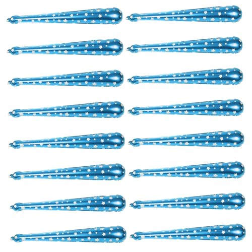 INOOMP 50 Stück Komm Stock Sportinstrument Geräuschmacher Aufblasbare Stäbchen zur Geräuschentwicklung sportlicher Krachmacher Sport Geräuschemacher Requisite Aluminiumfolie Blau INOOMP 50 Stück Komm Stock Sportinstrument Geräuschmacher Aufblasbare Stäbchen zur Geräuschentwicklung sportlicher Krachmacher Sport Geräuschemacher Requisite Aluminiumfolie Blau von INOOMP