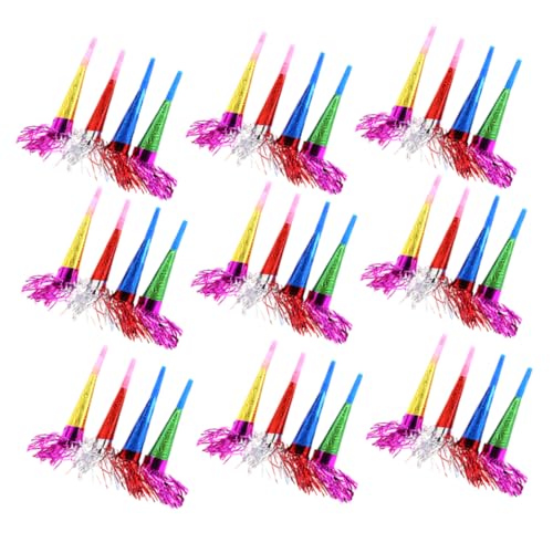 INOOMP 50 Stück Lautsprecher Aus Laserpapier Krachmacher Lärm Party Gesäumter Geräuschmacher Glücklich Blowouts Hörner Hersteller Gebläsehorn Geburtstagsausbrüche Plastik INOOMP 50 Stück Lautsprecher Aus Laserpapier Krachmacher Lärm Party Gesäumter Geräuschmacher Glücklich Blowouts Hörner Hersteller Gebläsehorn Geburtstagsausbrüche Plastik von INOOMP