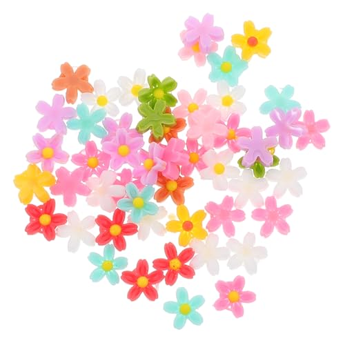 INOOMP 50Stücke Mini Harz Charms Flache Rückseite für Nagelkunst Schmuck und DIY Projekte Vielseitige Scrapbooking Verzierungen Langlebig und Ästhetisch Ansprechend von INOOMP