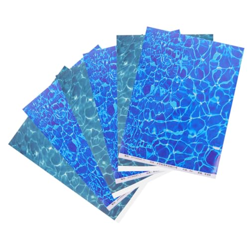 INOOMP 6 Stück Simulierte Wassertextur Papierbach Miniatur Flussbach Künstlicher Bach Sandtisch Künstliches Wasser Künstliches Wasser Landschaftsdekor Sandtisch Künstliches INOOMP 6 Stück Simulierte Wassertextur Papierbach Miniatur Flussbach Künstlicher Bach Sandtisch Künstliches Wasser Künstliches Wasser Landschaftsdekor Sandtisch Künstliches von INOOMP