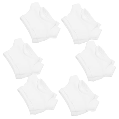 INOOMP 6 Stück Teddybärenpuppe Ersetzen Sie Kleidung Ausgestopfte Bärenkleidung Tragen Plüsch Zartes Puppen-t-Shirt Kompakte Puppenkleidung Kleine Puppenkleidung Tuch Weiß von INOOMP