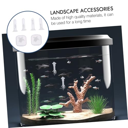 INOOMP 6 Stück Teiliges Miniatur Wald Landschaftsornamente mit Schildkröte und Taucher Epoxidharz Mikro Landschaft Dekoration für DIY Bastelprojekte und Aquarium Gestaltung von INOOMP