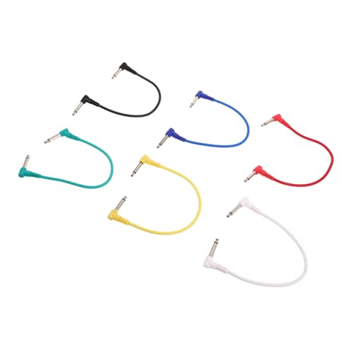 INOOMP 6 Stück kabel für elektrische gitarre Audio-Video-Kabel Patchkabel für Gitarrenpedale Akustikgitarrenkabel Kabel für E-Gitarrenverstärker Patchkabel gitarre Metall INOOMP 6 Stück kabel für elektrische gitarre Audio-Video-Kabel Patchkabel für Gitarrenpedale Akustikgitarrenkabel Kabel für E-Gitarrenverstärker Patchkabel gitarre Metall von INOOMP