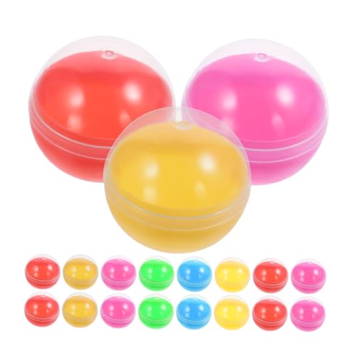 INOOMP 60 Stück Gacha-Maschine befüllbare Kugeln Kapseln für Verkaufsautomaten Verkaufsautomatenkugeln Klauenmaschinenpreis runde Kapseln leer Leere Automatenkapseln Preiskapsel Plastik INOOMP 60 Stück Gacha-Maschine befüllbare Kugeln Kapseln für Verkaufsautomaten Verkaufsautomatenkugeln Klauenmaschinenpreis runde Kapseln leer Leere Automatenkapseln Preiskapsel Plastik von INOOMP