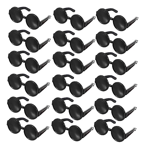INOOMP 60 Stück Mini Puppensonnenbrille Hochwertige Accessoires für Puppen Leichte Praktische Brillen für Kreative Spielstunden für Puppenhaus Rollenspiele von INOOMP
