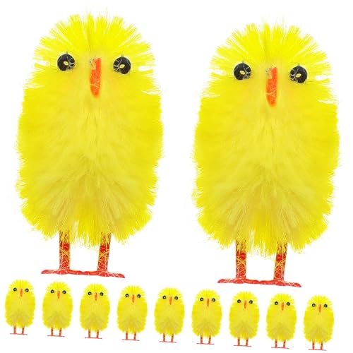 INOOMP 60 Stück Ostern-küken-dekoration Hoch Gefüllt Kleine Flauschige Hühner Party Mini Pastell Kleine Stick-on-hühner Gelbe Hühner Cartoon-huhn Bausatz Chemiefaser Und Kunststoff Yellow INOOMP 60 Stück Ostern-küken-dekoration Hoch Gefüllt Kleine Flauschige Hühner Party Mini Pastell Kleine Stick-on-hühner Gelbe Hühner Cartoon-huhn Bausatz Chemiefaser Und Kunststoff Yellow von INOOMP