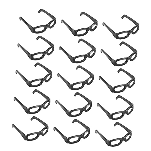 INOOMP 60 Stück Schwarze Rahmenbrillenspielzeug Mini Gläser Puppe Sonnenbrille winzig Trendige Brille Puppenzubehör Kostüm Brille Puppe Gesicht Dekoration Puppenbrille Plastik INOOMP 60 Stück Schwarze Rahmenbrillenspielzeug Mini Gläser Puppe Sonnenbrille winzig Trendige Brille Puppenzubehör Kostüm Brille Puppe Gesicht Dekoration Puppenbrille Plastik von INOOMP