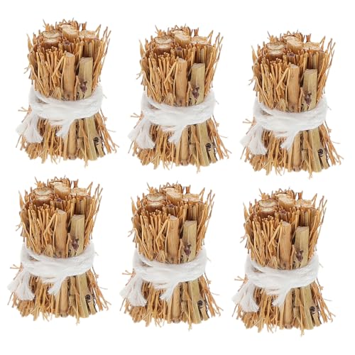 INOOMP 6stücke Teiliges Miniatur-heuballen Für Dekorative Heuballen Für Bastelprojekte Dioramen Und Tischdekoration INOOMP 6stücke Teiliges Miniatur-heuballen Für Dekorative Heuballen Für Bastelprojekte Dioramen Und Tischdekoration von INOOMP