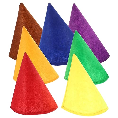 INOOMP 7Stücke Zwergenhut für Weihnachten und Halloween Kostümzubehör für Partys Cosplay und Bürofeiern Hautfreundlich und Leicht zu Reinigen INOOMP 7Stücke Zwergenhut für Weihnachten und Halloween Kostümzubehör für Partys Cosplay und Bürofeiern Hautfreundlich und Leicht zu Reinigen von INOOMP