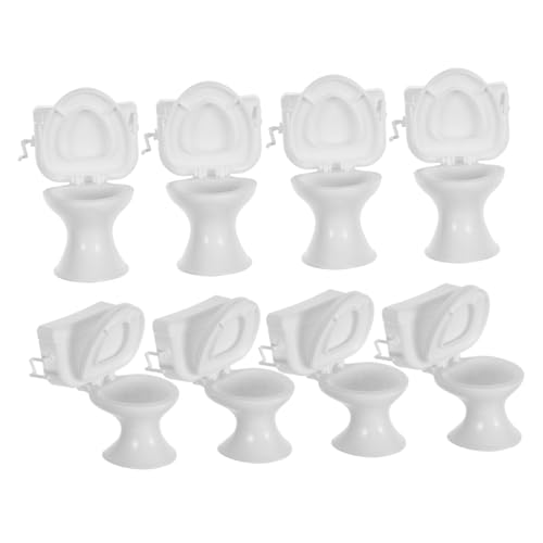 INOOMP 8 Stück Miniaturhäuser Farbige Dekoaccessoires für Puppenstuben und Szenen INOOMP 8 Stück Miniaturhäuser Farbige Dekoaccessoires für Puppenstuben und Szenen von INOOMP