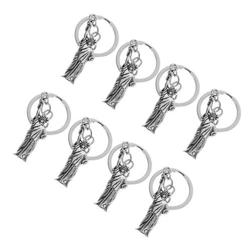 INOOMP 8Stücke Freiheits Göttin Schlüsselanhänger Unabhängigkeitstag für Patriotische Dekoration für Taschen Rucksäcke und Accessoire von INOOMP