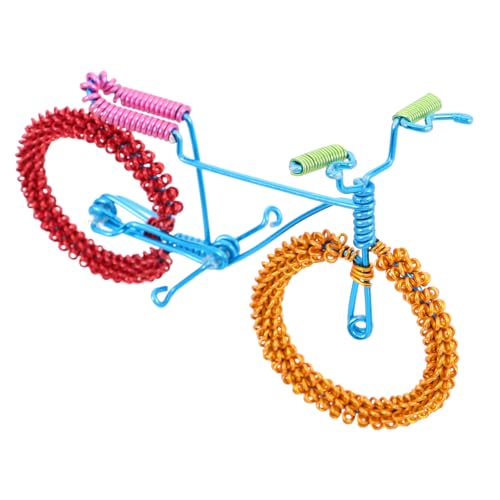 INOOMP Aluminium Draht Fahrrad Modell Handgefertigte Skulptur Retro Tischdekoration Für Zuhause Und Büro Miniatur Fahrradfigur Aus Buntem Aluminiumdraht Vintage Ornament Für Kreative INOOMP Aluminium Draht Fahrrad Modell Handgefertigte Skulptur Retro Tischdekoration Für Zuhause Und Büro Miniatur Fahrradfigur Aus Buntem Aluminiumdraht Vintage Ornament Für Kreative von INOOMP