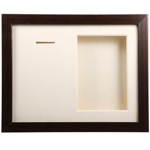 INOOMP Box Medaillen-Ausstellungsrahmen Schreibtisch-Staffelei Tischaufsatz-Vitrine Multifunktionale Medaillen-Fotorahmen Urkunden-Und Medaillenrahmen von INOOMP