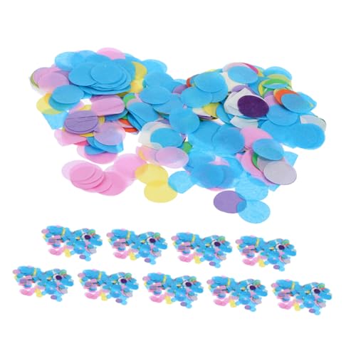 INOOMP Bunte Konfetti Tüten Rundes Seidenpapier Konfetti für Hochzeit Tischdeko Ballonfüller Party Geburtstagsfeier Brautparty Farbmix INOOMP Bunte Konfetti Tüten Rundes Seidenpapier Konfetti für Hochzeit Tischdeko Ballonfüller Party Geburtstagsfeier Brautparty Farbmix von INOOMP