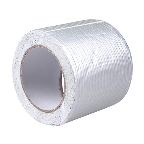 INOOMP Butyl Reparaturband Wasserdichtes Klebeband für Dach Rohre und Flicken aus Butylkautschuk mit Aluminiumfolie Einfach zu Bedienen Vielseitig Einsetzbar von INOOMP