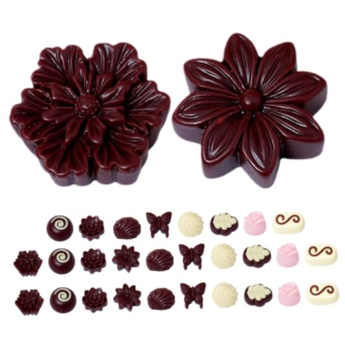 INOOMP Dessert-Display-Requisiten 30-teiliges Schokoladen-Backset Für Partydekorationen von INOOMP