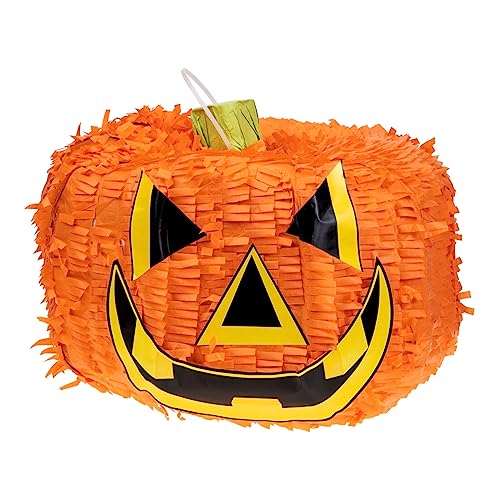 INOOMP Dreidimensionale Kürbis-Pinata Halloween -Dekorationen Kürbis-Piñata Halloween-Kürbis-Eimer Halloween-Partygeschenke Party- - Pinata - Papier Orange INOOMP Dreidimensionale Kürbis-Pinata Halloween -Dekorationen Kürbis-Piñata Halloween-Kürbis-Eimer Halloween-Partygeschenke Party- - Pinata - Papier Orange von INOOMP