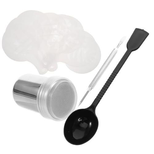 INOOMP Edelstahl Latte Art mit Kaffeeschablonen Streuer Messlöffel und Dekorativem Stab Wiederverwendbar Spülmaschinenfest DIY Cappuccino Schablonen für Kreative Kaffee und INOOMP Edelstahl Latte Art mit Kaffeeschablonen Streuer Messlöffel und Dekorativem Stab Wiederverwendbar Spülmaschinenfest DIY Cappuccino Schablonen für Kreative Kaffee und von INOOMP