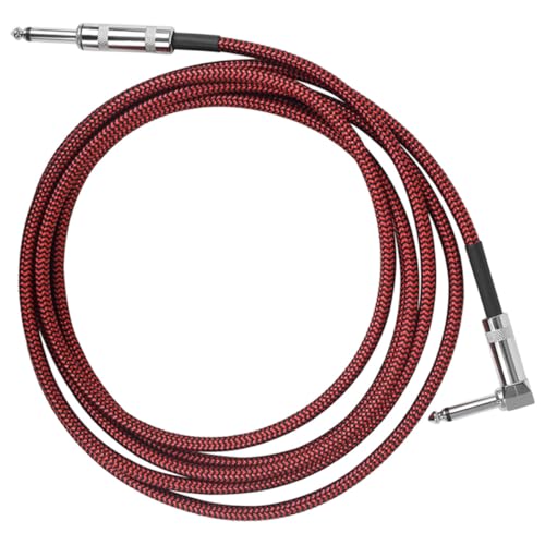 INOOMP Gitarrenpatchkabel Gewebt für Gitarre und Musikinstrumente Professionelles Audioanschlusskabel Leicht und Tragbar Einfach zu Bedienen für Unterwegs von INOOMP