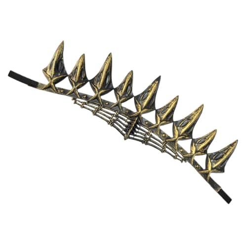 INOOMP Gothic Krone für Cosplay Vintage Rabenkrone Kostüm Kopfschmuck Leichte und Strapazierfähige Karnevalskrone für Fasching und Mottopartys INOOMP Gothic Krone für Cosplay Vintage Rabenkrone Kostüm Kopfschmuck Leichte und Strapazierfähige Karnevalskrone für Fasching und Mottopartys von INOOMP