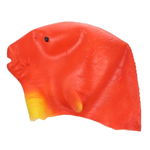 INOOMP Karpfen Kopfbedeckung für Halloween Kostüm Lustige Tiermaske für Cosplay Kreative Party Dekoration für Karneval und Festivals von INOOMP