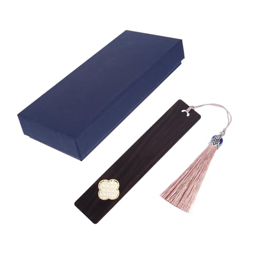 INOOMP Klassisches Chinesisches Holz Lesezeichen mit Xiyun Motiv Dekorativ Stilvoll Einzigartiges für Leseratten für Geburtstag Abschluss und Lehrer Handgefertigt Edle Geschenkbox INOOMP Klassisches Chinesisches Holz Lesezeichen mit Xiyun Motiv Dekorativ Stilvoll Einzigartiges für Leseratten für Geburtstag Abschluss und Lehrer Handgefertigt Edle Geschenkbox von INOOMP