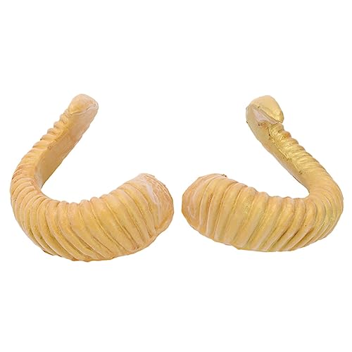 INOOMP Kreatives DIY Stirnband mit Leichten Robusten Schafshörnern Goldfarben Bequemes Kopfschmuck Accessoire für Halloween Karneval Cosplay und Kostümparty INOOMP Kreatives DIY Stirnband mit Leichten Robusten Schafshörnern Goldfarben Bequemes Kopfschmuck Accessoire für Halloween Karneval Cosplay und Kostümparty von INOOMP