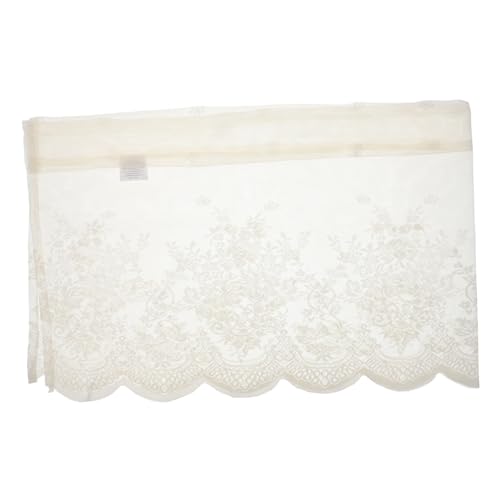 INOOMP Kurzgardine aus Spitze Halbtransparent Beige Dekorative Fensterdekoration für Kinderzimmer aus Hochwertigem Lichtreduzierend und Belüftet INOOMP Kurzgardine aus Spitze Halbtransparent Beige Dekorative Fensterdekoration für Kinderzimmer aus Hochwertigem Lichtreduzierend und Belüftet von INOOMP