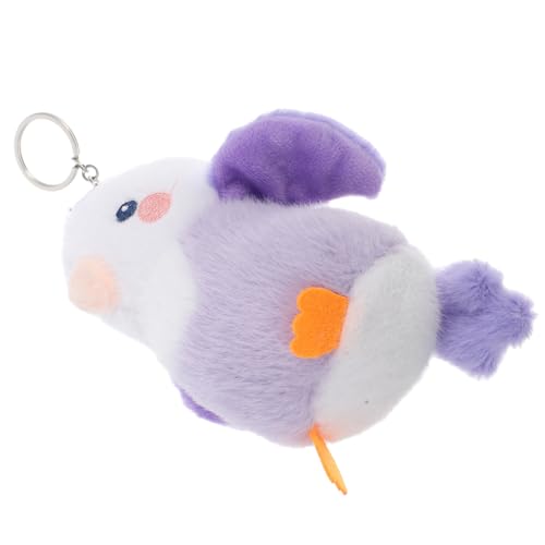 INOOMP Kuscheliger Papagei Schlüsselanhänger aus Plüsch Süßes Vogel für Taschen und Rucksäcke für und Accessoires INOOMP Kuscheliger Papagei Schlüsselanhänger aus Plüsch Süßes Vogel für Taschen und Rucksäcke für und Accessoires von INOOMP