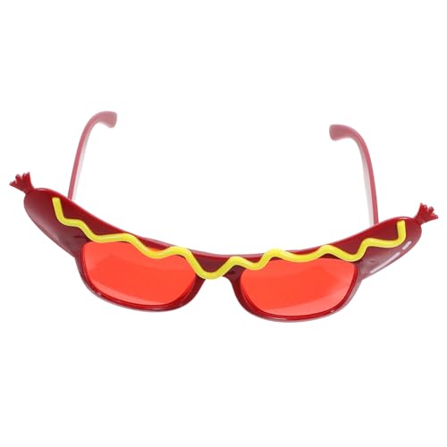 INOOMP Lustige Hot Dog Partybrille Leichte Auffällige Karnevalsbrille für Themenpartys Fotos und Auftritte Witziges Design für Erwachsene und Festliche Anlässe INOOMP Lustige Hot Dog Partybrille Leichte Auffällige Karnevalsbrille für Themenpartys Fotos und Auftritte Witziges Design für Erwachsene und Festliche Anlässe von INOOMP