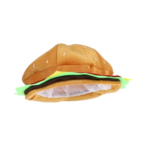 INOOMP Lustiger Gelber Burger Party Barett Kreative Festliche Kopfbedeckung für Mottoparty Cosplay und Fotorequisiten Bequemer Langlebiger für Freunde INOOMP Lustiger Gelber Burger Party Barett Kreative Festliche Kopfbedeckung für Mottoparty Cosplay und Fotorequisiten Bequemer Langlebiger für Freunde von INOOMP
