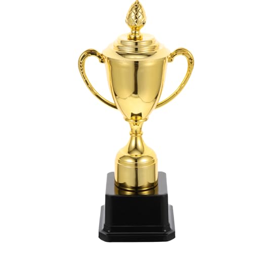 INOOMP Multifunktions-trophäe aus Kunststoff, Dekorativer Preispokal, Goldener Preis für Kinder, Firmenzubehör, 8,9 Zoll von INOOMP