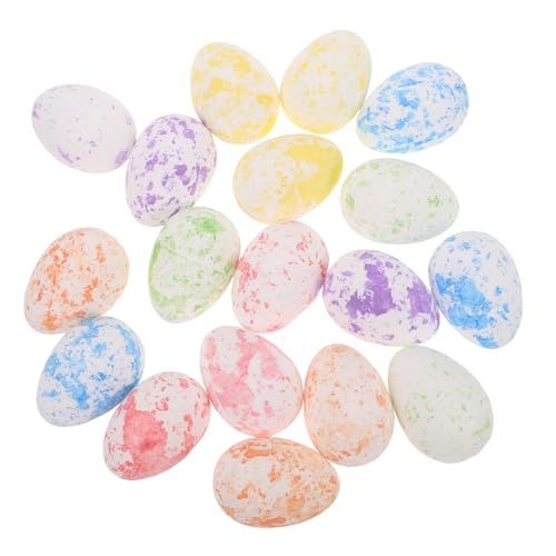 INOOMP Ostereier Schäumt Ei Party Mini -eier Lebensechte Eier Bastelzubehör Für Ostern Osterszenen-deko-requisite Osterschmuck Kleines Osterei Schmücken Eier Basteln Schaum von INOOMP
