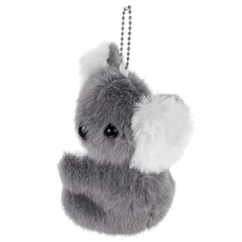 INOOMP Plüsch Koala Schlüsselanhänger Anhänger Gefüllt PP Baumwolle Taschenanhänger Dekorativ Robust Glücksbringer für Geburtstag Hochzeit Rucksack Auto von INOOMP