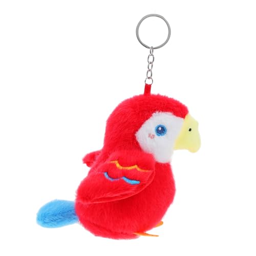 INOOMP Plüsch Papagei Schlüsselanhänger und Kuschelig Cartoon Vogel Schlüsselring für Taschen und Schlüssel Vielseitig Verwendbar als Piratenparty Niedlicher Tieranhänger für Sammler und INOOMP Plüsch Papagei Schlüsselanhänger und Kuschelig Cartoon Vogel Schlüsselring für Taschen und Schlüssel Vielseitig Verwendbar als Piratenparty Niedlicher Tieranhänger für Sammler und von INOOMP