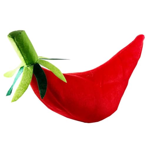 INOOMP Roter Chili Kostümhut aus Weichem Lustige Party Kopfbedeckung für Halloween Karneval und Festivals Bequemer Erwachsenenhut als Foto Requisite und Festtags Accessoire INOOMP Roter Chili Kostümhut aus Weichem Lustige Party Kopfbedeckung für Halloween Karneval und Festivals Bequemer Erwachsenenhut als Foto Requisite und Festtags Accessoire von INOOMP