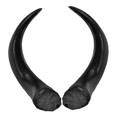INOOMP Simulierte Oxhorn Haarreif Schwarz Groß DIY Halloween Kopfschmuck Karneval Kostüm Zubehör für Party Maskerade INOOMP Simulierte Oxhorn Haarreif Schwarz Groß DIY Halloween Kopfschmuck Karneval Kostüm Zubehör für Party Maskerade von INOOMP