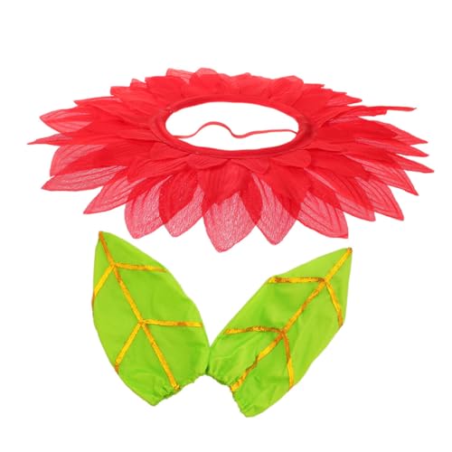 INOOMP Sonnenblumen Kopfschmuck mit Handschuhen Lustige Cosplay Party Mütze aus Weichem Atmungsaktives Sonnenblumen Kostüm für Kindergarten Sportfest und Karneval INOOMP Sonnenblumen Kopfschmuck mit Handschuhen Lustige Cosplay Party Mütze aus Weichem Atmungsaktives Sonnenblumen Kostüm für Kindergarten Sportfest und Karneval von INOOMP