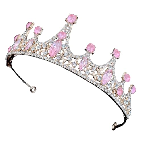 INOOMP Stirnband mit Strasssteinen Robustes Diadem für Mädchen Geburtstagskrone in Goldrosa Bequemes Haarschmuck für Party Fotoshooting und Bühnenauftritte INOOMP Stirnband mit Strasssteinen Robustes Diadem für Mädchen Geburtstagskrone in Goldrosa Bequemes Haarschmuck für Party Fotoshooting und Bühnenauftritte von INOOMP