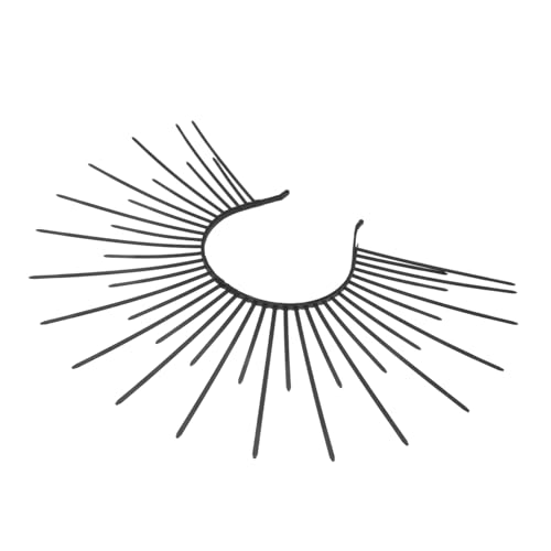 INOOMP Sunburst Spike Crown Kopfschmuck Halloween Haarreif Komfortabel Sicher Für Karneval Cosplay Party Damen von INOOMP
