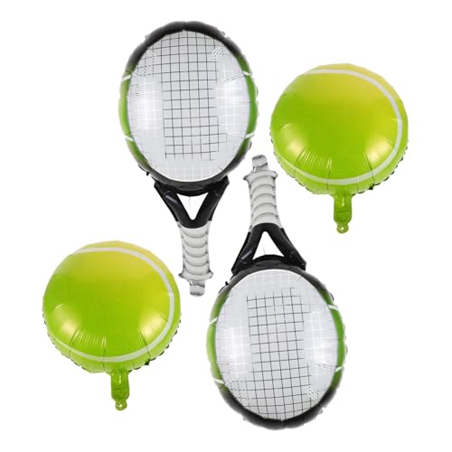 INOOMP Tennis Party Dekoration Teiliges mit Aufblasbaren Folienballons Dunkelgrüne Tennisbälle und Grüne Tennisschläger Wiederverwendbar Langlebig für Sport Motto Geburtstagspartys INOOMP Tennis Party Dekoration Teiliges mit Aufblasbaren Folienballons Dunkelgrüne Tennisbälle und Grüne Tennisschläger Wiederverwendbar Langlebig für Sport Motto Geburtstagspartys von INOOMP