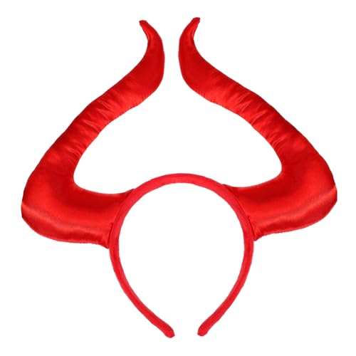 INOOMP Teufelshörner Haarreif Halloween Kopfband aus PU Leichtes Gothic Kostümzubehör für Party Karneval und Maskerade Komfortabel und Kopfschonend für Damen und Herren INOOMP Teufelshörner Haarreif Halloween Kopfband aus PU Leichtes Gothic Kostümzubehör für Party Karneval und Maskerade Komfortabel und Kopfschonend für Damen und Herren von INOOMP
