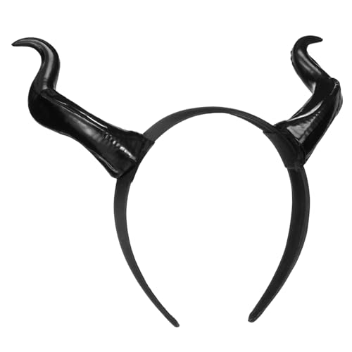 INOOMP Teufelshörner Stirnband Halloween Cosplay Haarreif Dämonenhörner Kopfstück Karneval Bühnenauftritt Party Kostüm Zubehör Langlebig und Vielseitig aus PP Material INOOMP Teufelshörner Stirnband Halloween Cosplay Haarreif Dämonenhörner Kopfstück Karneval Bühnenauftritt Party Kostüm Zubehör Langlebig und Vielseitig aus PP Material von INOOMP