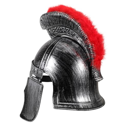 INOOMP Verstellbarer Römischer Soldatenhelm mit Beweglichem Visier Mittelalterliche Rittermaske aus Robustem Material Vintage Kopfbedeckung für Cosplay Halloween und Historische INOOMP Verstellbarer Römischer Soldatenhelm mit Beweglichem Visier Mittelalterliche Rittermaske aus Robustem Material Vintage Kopfbedeckung für Cosplay Halloween und Historische von INOOMP