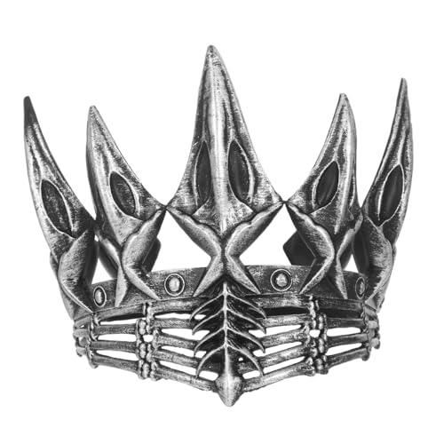 INOOMP Vintage Gothic Krone Kostümzubehör für Cosplay Party und Karneval Dekorative Haarkrone aus Leicht und Komfortabel Accessoire für Damen zur Aufwertung Outfits von INOOMP