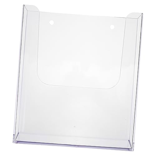 INOOMP Wandmontierter Aktenständer aus Transparenter Dokumentenhalter für Robuster Zeitungsständer zur Wandmontage Praktischer Büroorganizer für Aufgeräumte von INOOMP